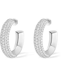 Messika - Divine Enigma And Diamond Small Hoop Earrings - Lyst