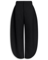 Alaïa - Virgin Wool Petal Trousers - Lyst