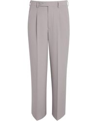 MM6 by Maison Margiela - Pleated Tailored Trousers - Lyst