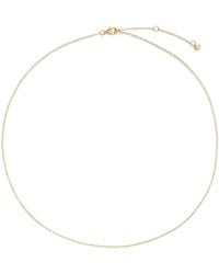 Monica Vinader - Vermeil Rolo Slim Chain Necklace - Lyst