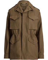 Ralph Lauren - Cashmere-Linen Milton Field Jacket - Lyst