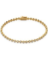 Monica Vinader - Vermeil Diamond Essentials Tennis Bracelet - Lyst