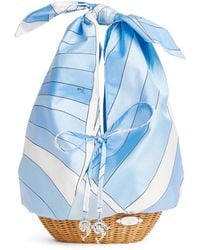 PUCCI - Silk Picnic Top-Handle Bag - Lyst