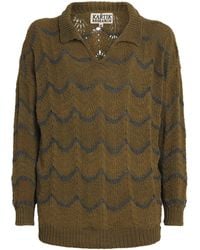 Kartik Research - Cotton Knitted Rugby Sweater - Lyst