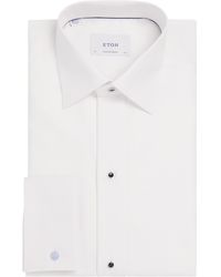 Eton - Pique-Front Contemporary Fit Shirt - Lyst