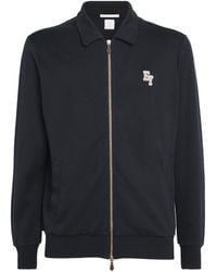 Eleventy - Cotton-Blend Logo Track Jacket - Lyst