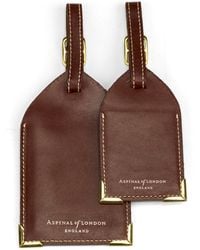 Aspinal of London - Leather Luggage Tags - Lyst