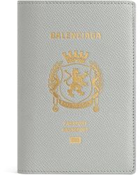 Balenciaga - Leather Passport Holder - Lyst