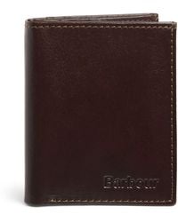 Barbour - Small Leather Colwell Bi-Fold Wallet - Lyst