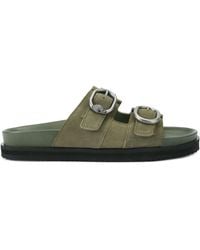 Kurt Geiger - Suede Bancroft Sandals - Lyst