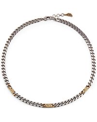 Alexander McQueen - Seal Chain Necklace - Lyst