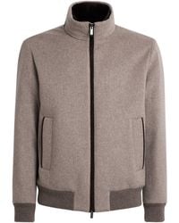 Paul & Shark - Cashmere Padded Bomber Jacket - Lyst