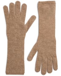 Max Mara Cashmere Gloves - Natural