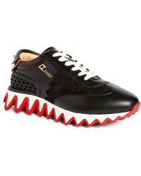 Christian Louboutin - Loubishark Donna Leather Trainers - Lyst