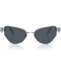 Swarovski - Metal Sk7003 Sunglasses - Lyst