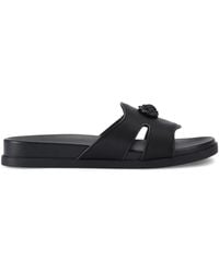 Kurt Geiger - Satin Cut-Out Chelsea Slides - Lyst