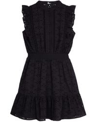 The Kooples - Broderie Anglaise Mini Dress - Lyst
