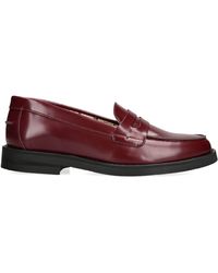 Duke & Dexter - Leather Wilde Penny Loafers - Lyst