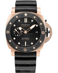 Panerai - Submersible Quarantaquattro Goldtech Orocarbo Watch - Lyst