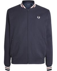 Fred Perry - Cotton Tennis Bomber Jacket - Lyst
