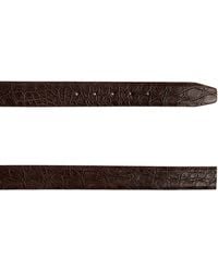 Giorgio Armani - Crocodile Leather Belt - Lyst
