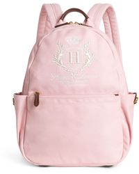 Harrods - Cotton Embroidered Emblem Backpack - Lyst