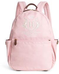 Harrods - Cotton Embroidered Emblem Backpack - Lyst