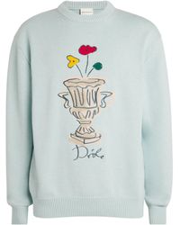 Drole de Monsieur - Wool-Cotton Vase Sweater - Lyst
