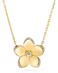 Graff - Yellow Gold And Diamond Butterfly Necklace - Lyst