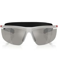 Prada Linea Rossa - Ps A02S Pillow Sunglasses - Lyst