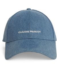 Claudie Pierlot - X New Era Denim Baseball Cap - Lyst