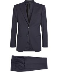 Giorgio Armani - Stretch-wool Single-breasted Two-piece Suit - Lyst