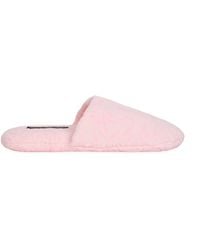 Dolce & Gabbana - Terry Cotton Dg Slippers - Lyst