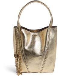 Chloé - Small Leather Spin Tote Bag - Lyst