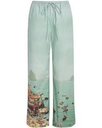 STAUD - Endless Summer Print Mateo Trousers - Lyst