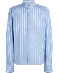 Comme des Garçons - Cotton Stripe Lace-Detail Shirt - Lyst