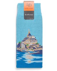 Doré Doré - Jacquard Mont Saint-Michel Socks - Lyst