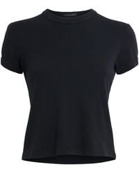 Mother - Cotton Itty Bitty Ringer T-Shirt - Lyst