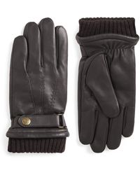 Dents - Leather Henley Gloves - Lyst