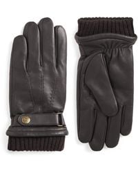 Dents - Leather Henley Gloves - Lyst