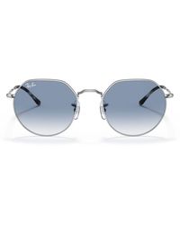 Ray-Ban - Metal Jack Round Sunglasses - Lyst