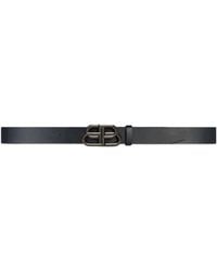 Balenciaga - Leather Logo Belt - Lyst