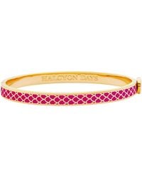 Halcyon Days - Plated Enamel Salamander Bangle - Lyst