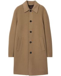 Burberry - Wool Mid-Length Car Coat - Lyst