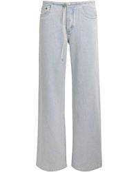 Still Here - Drawstring Cool Wide-Leg Jeans - Lyst