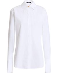 Balmain - Cotton Poplin Shirt - Lyst