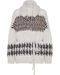 Brunello Cucinelli - Cashmere Opera Cardigan - Lyst