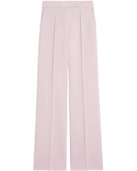 Max Mara - Wool-Silk Tailored Trousers - Lyst