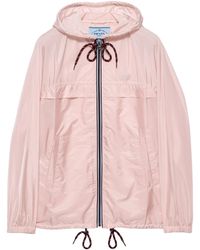 Prada - Re-Nylon Hooded Raincoat - Lyst