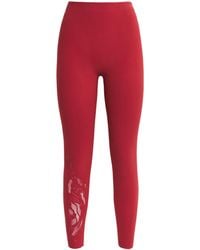 Wolford - Net-Panel Rose Leggings - Lyst